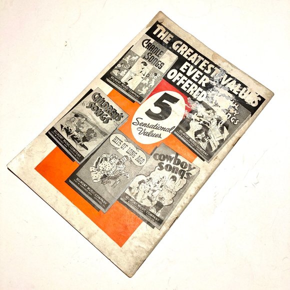 3 Vintage Children's Song Books, 2 Vintage: 1923 & 1937 + 1 Antique: 1893 - Picture 4 of 12